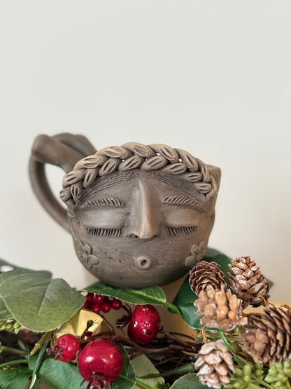 Braided/Whitling/Heart Shaped Mug