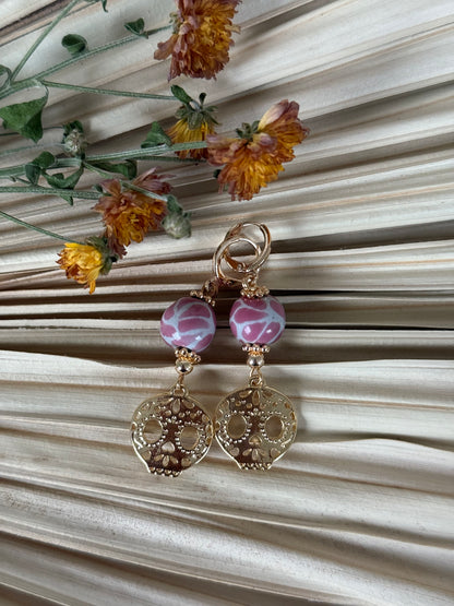 Talavera Catrina Earrings - Pink