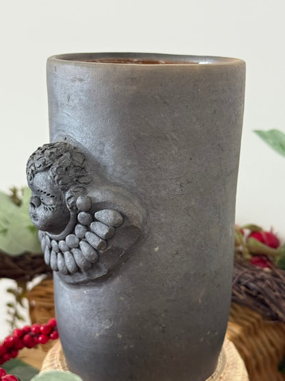 Angel Smoked Clay Tall Cup - 3D