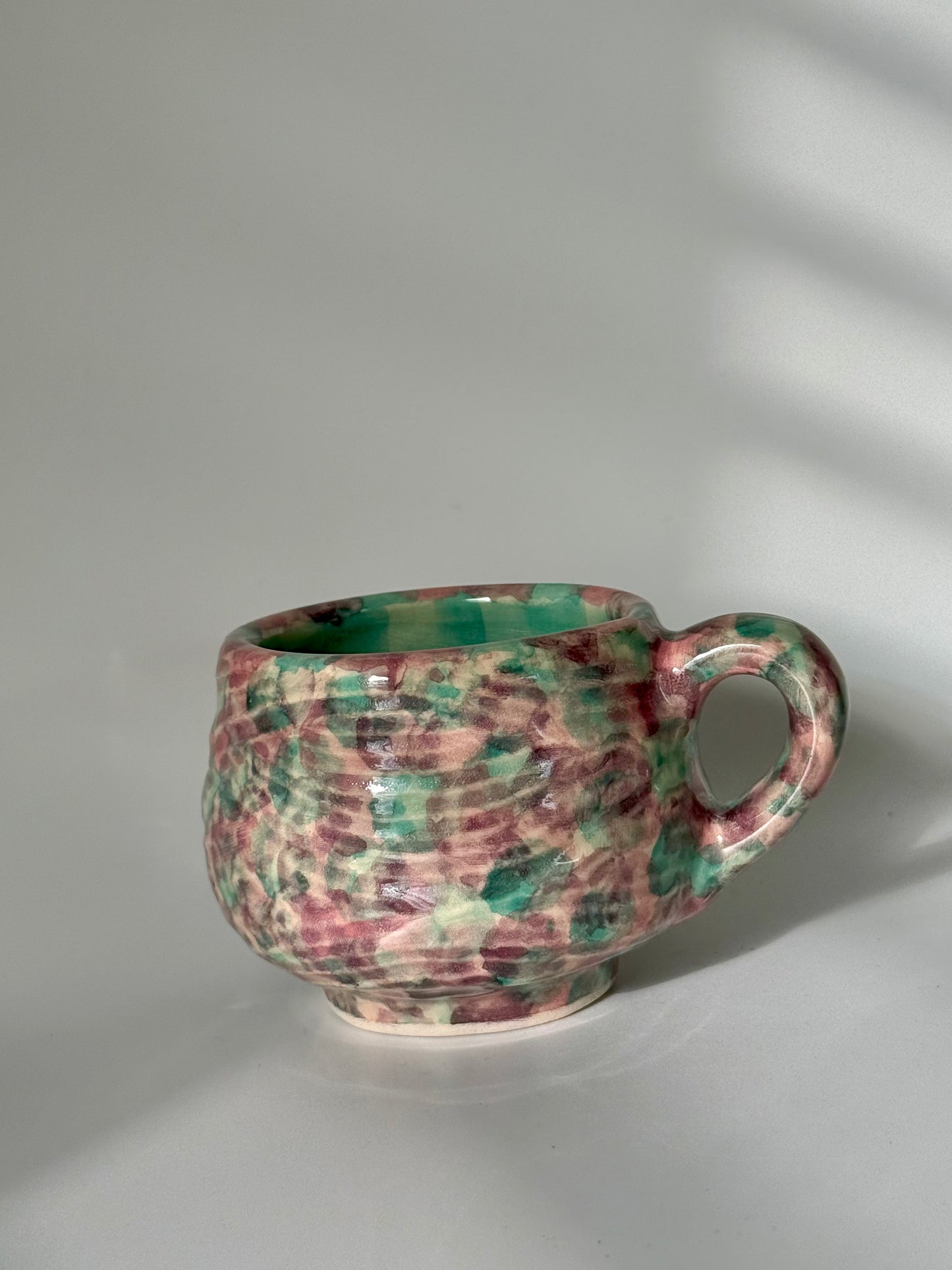 Axolotl Mug - Green/Pink 6oz