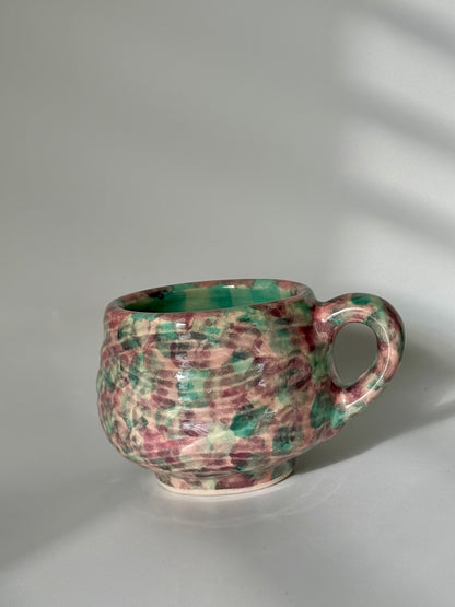 Axolotl Mug - Green/Pink 6oz