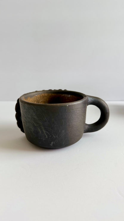 Carita Smoked Clay Mug - Braids