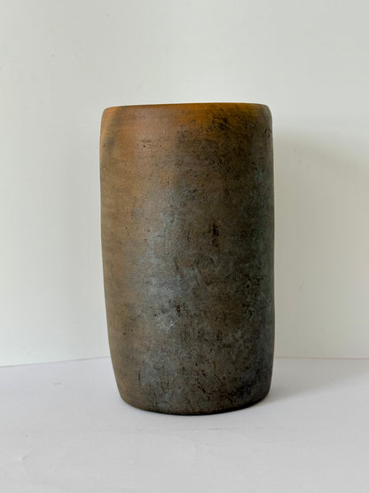 Sacred Heart Smoked Clay Tall Cup - 3D