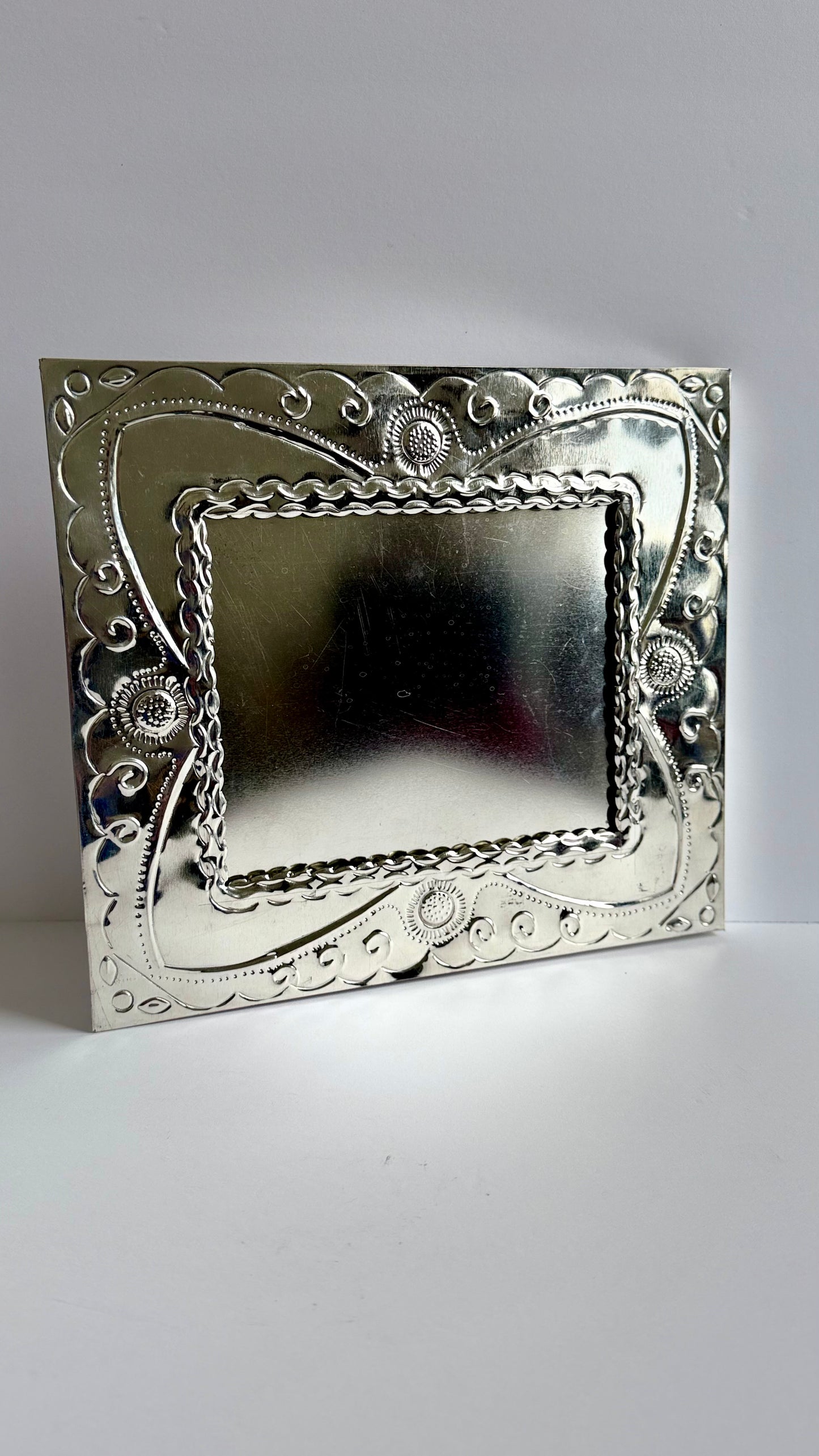 Hanging Tin Picture Frame