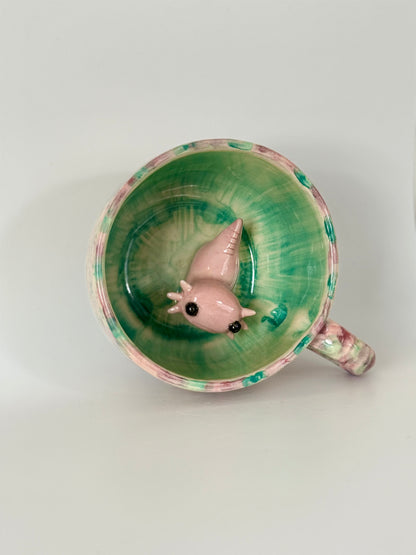 Axolotl Mug - Green/Purple 12oz