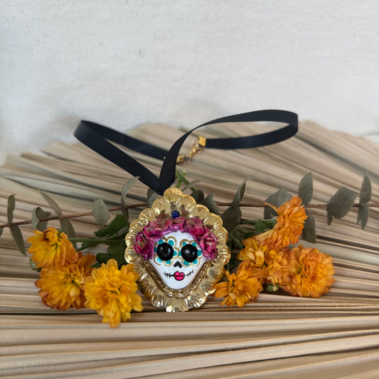 Magenta Catrina Simple Pendant