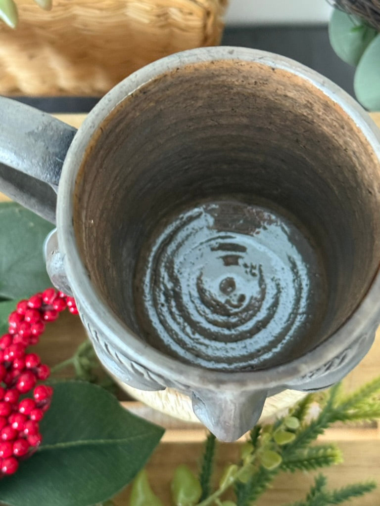 Carita Smoked Clay Mug - Hoops