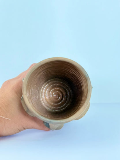 Cara Smoked Clay Tall Cup