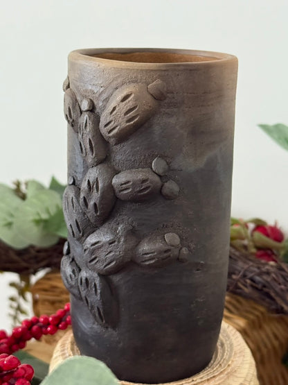 Nopal Smoked Clay Tall Cup