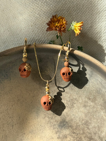 Minimalistic Clay Catrina Necklace