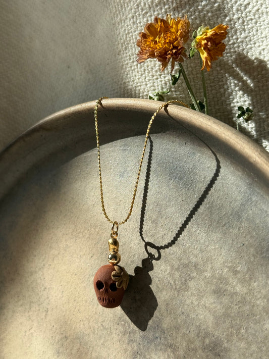 Minimalistic Clay Catrina Necklace