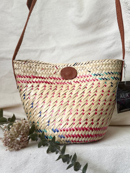 Mini Palm Crossbody Handbag - Multicolor