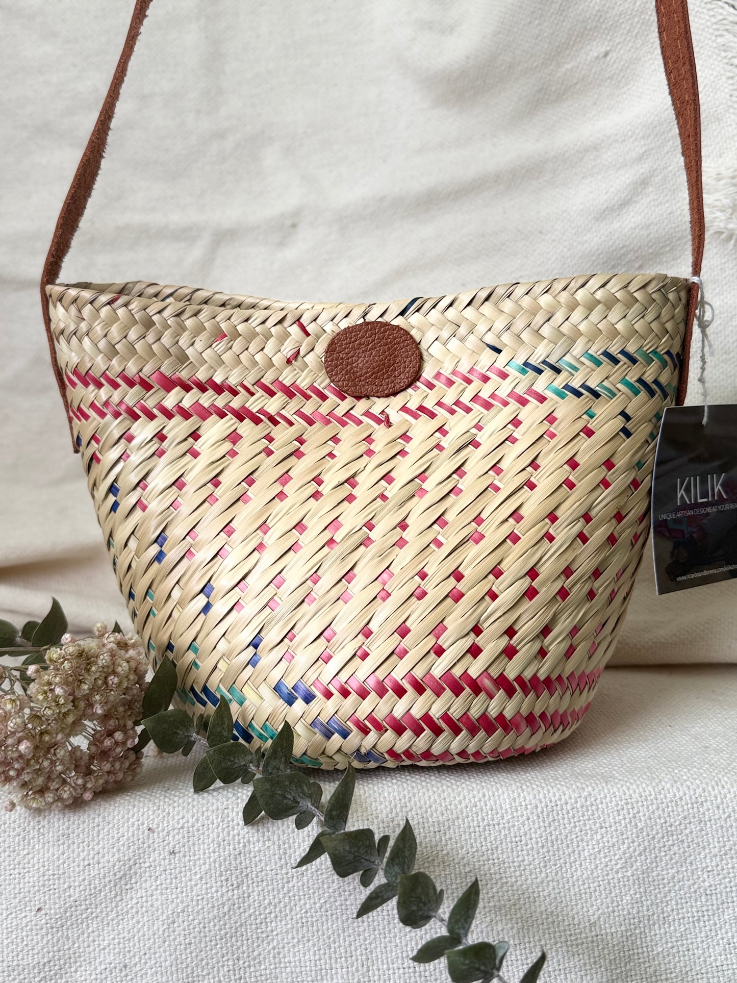 Mini Palm Crossbody Handbag - Multicolor