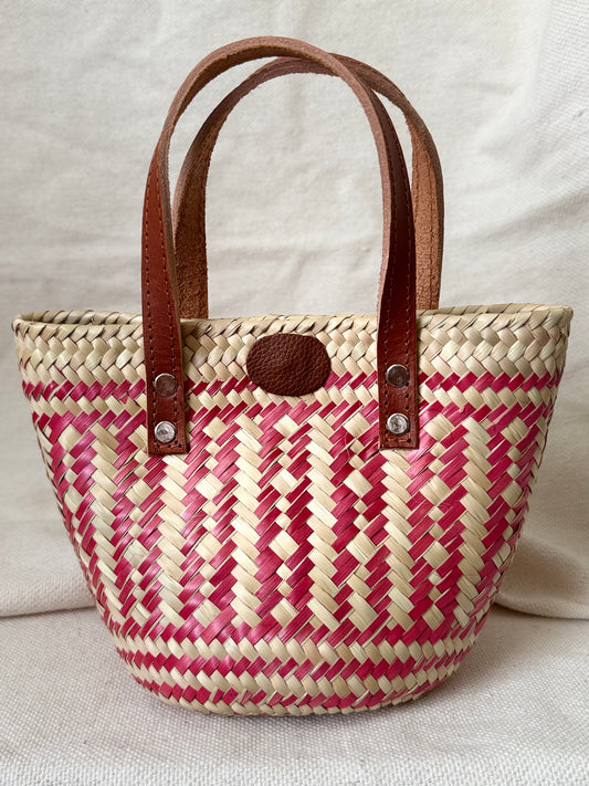 Mini Palm Handbag - Red